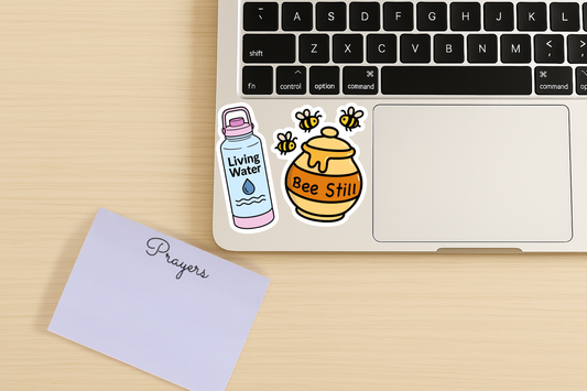 Bee Still Waterproof Vinyl Sticker