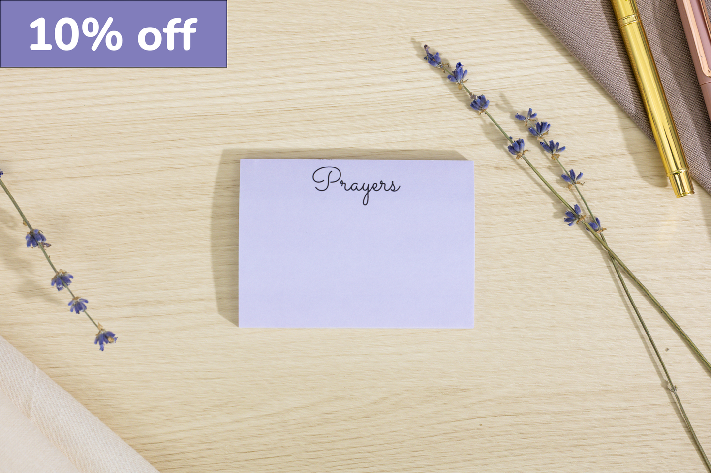 Prayers 3×4 Sticky Notes – Pastel Prayer Pad