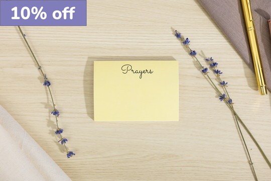 Prayers 3×4 Sticky Notes – Pastel Prayer Pad